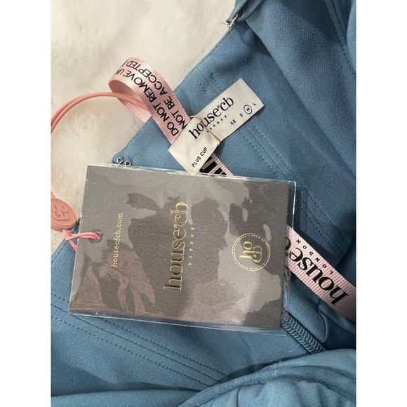 NWT HOUSE OF CB LONDON Size M Myrna Blue Charmaine Corset Dress MSRP $285 - Picture 4 of 15